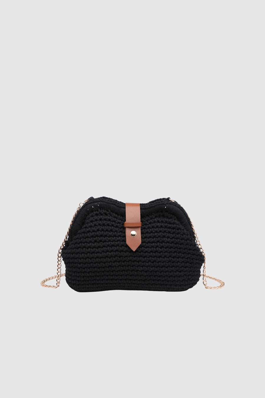 mini sac bandouliere crochet a chaine doree image 3