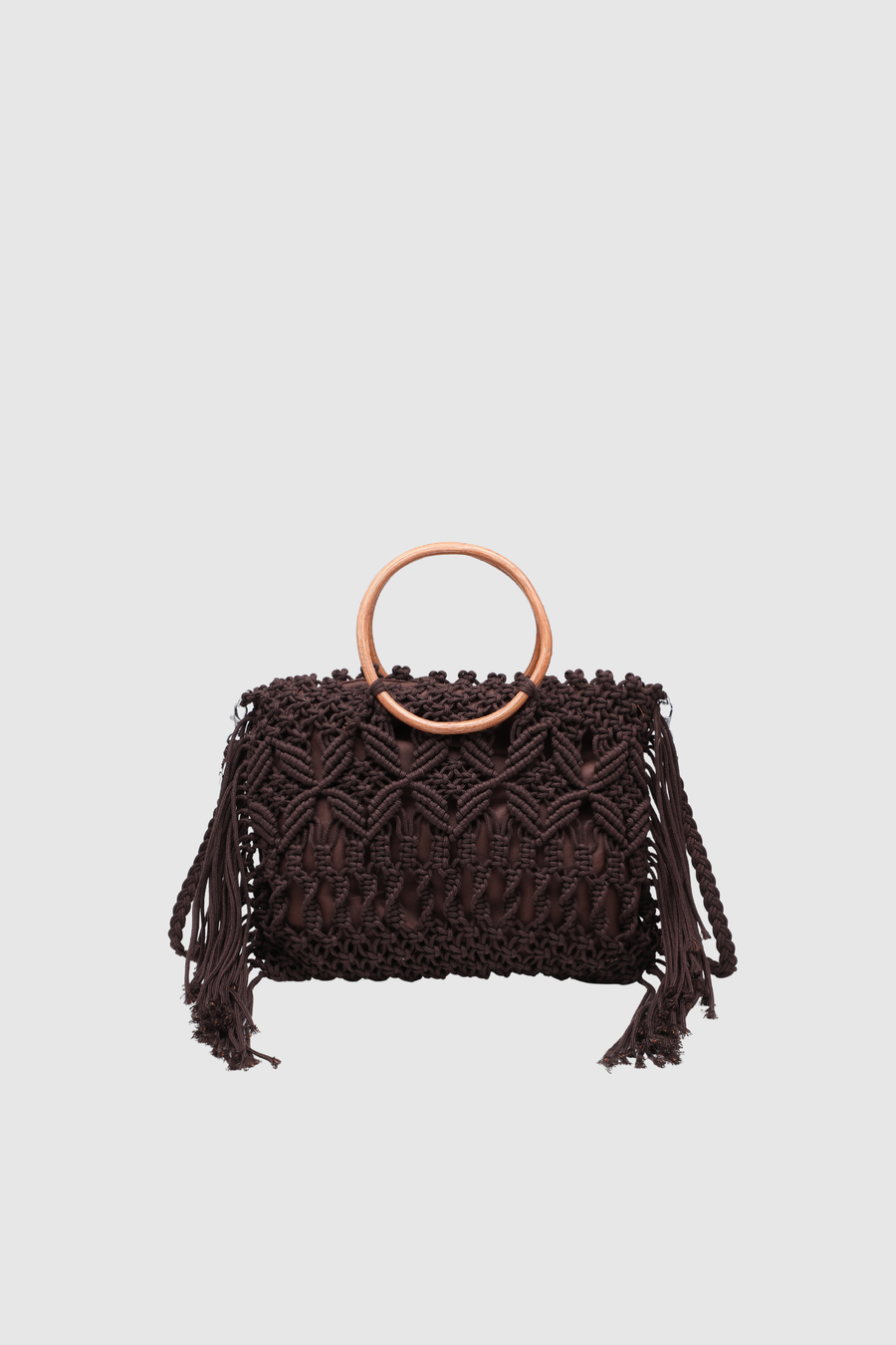 sac en macrame mini a anses en bois image 3
