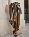 pantalon à rayures en coton vue 10
