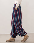 pantalon à rayures en coton vue 13
