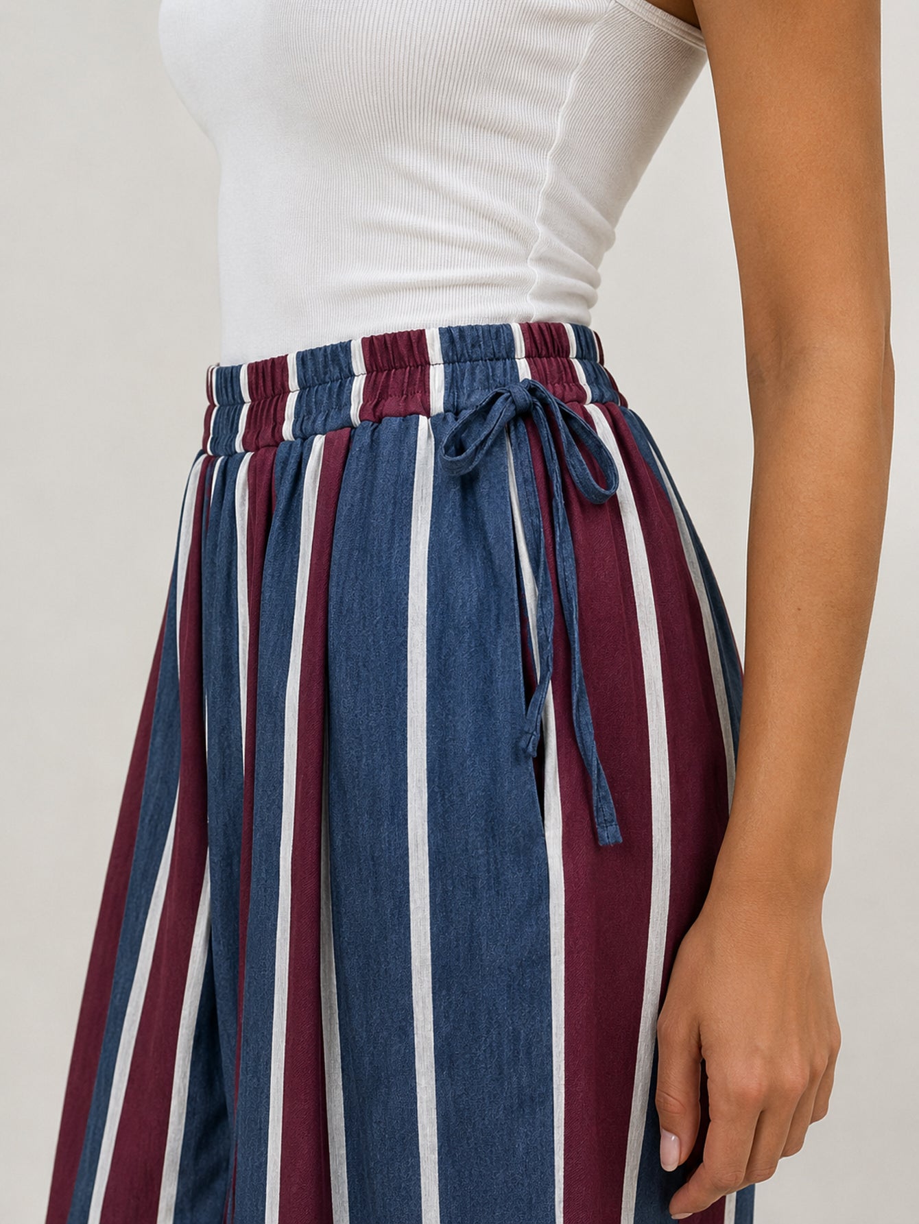 pantalon à rayures en coton vue 16