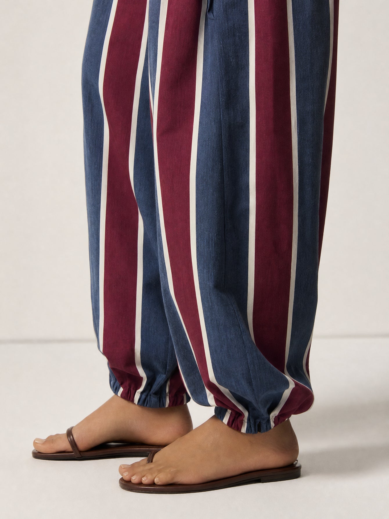 pantalon à rayures en coton vue 17