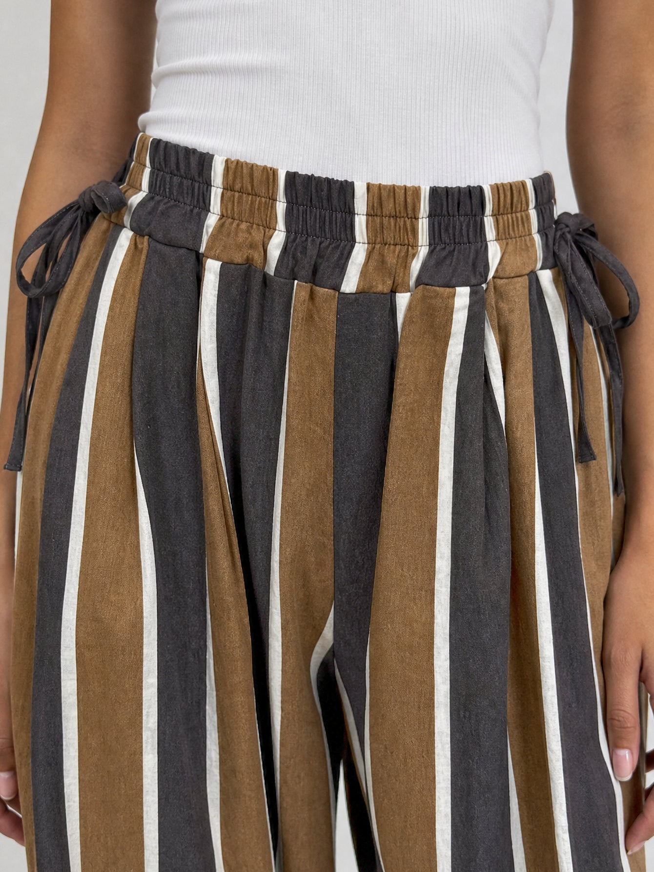 pantalon à rayures en coton vue 05