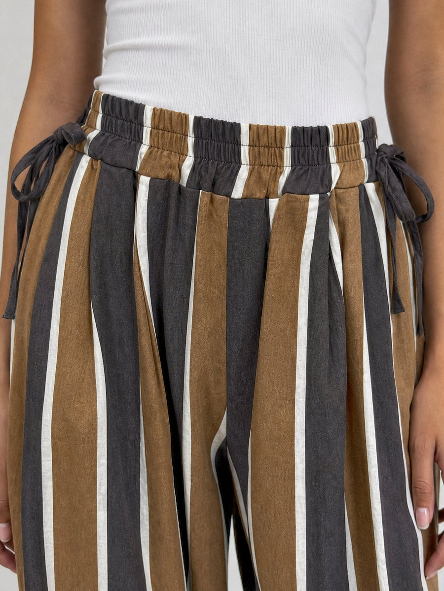 pantalon à rayures en coton vue 05