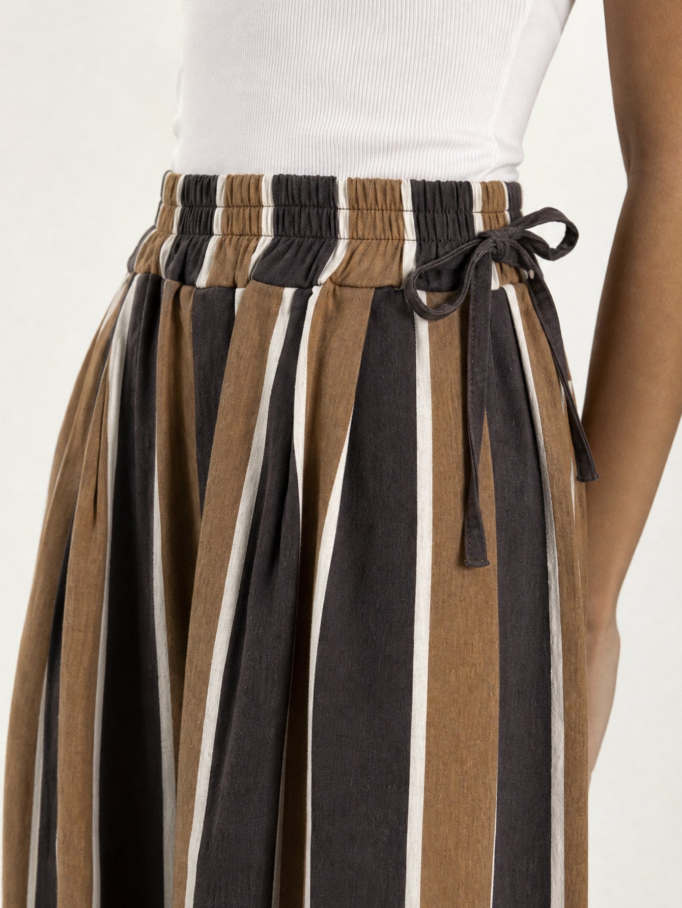 pantalon à rayures en coton vue 06