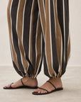 pantalon à rayures en coton vue 08