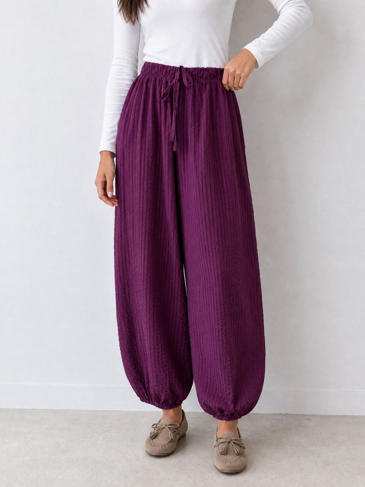 pantalon en laine pour femme vue 06