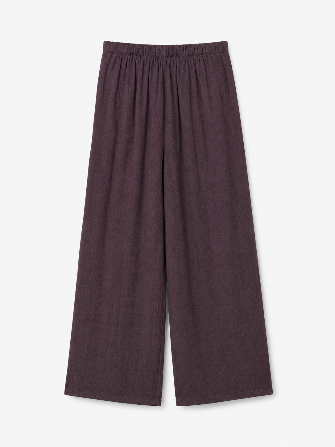 pantalon large en viscose a ceinture cloutee image 4