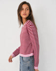 pull à rayures en maille vue 04