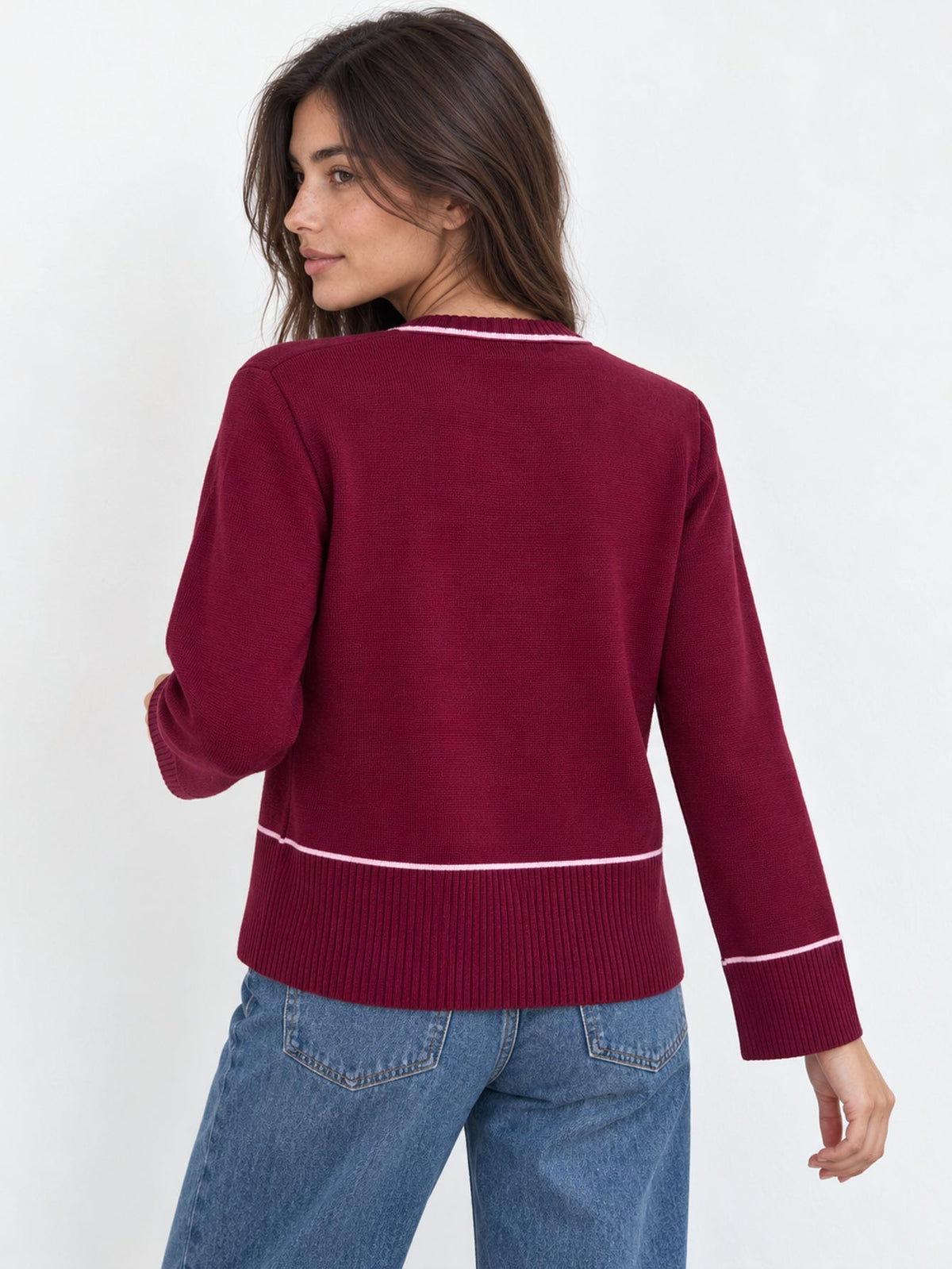 pull en laine pour femme vue 10