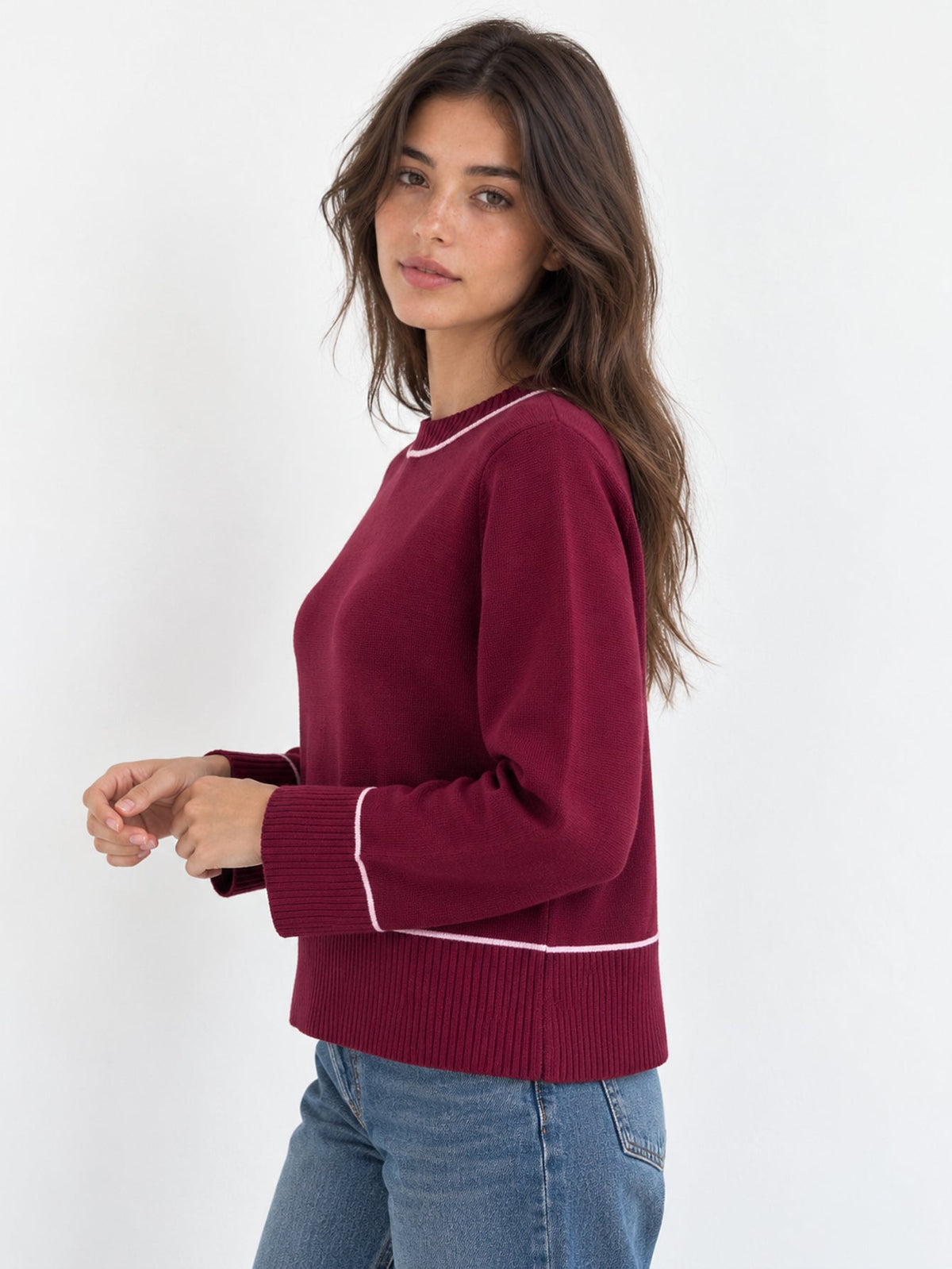 pull en laine pour femme vue 09