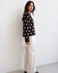pull effet dentelle pour femme vue 02