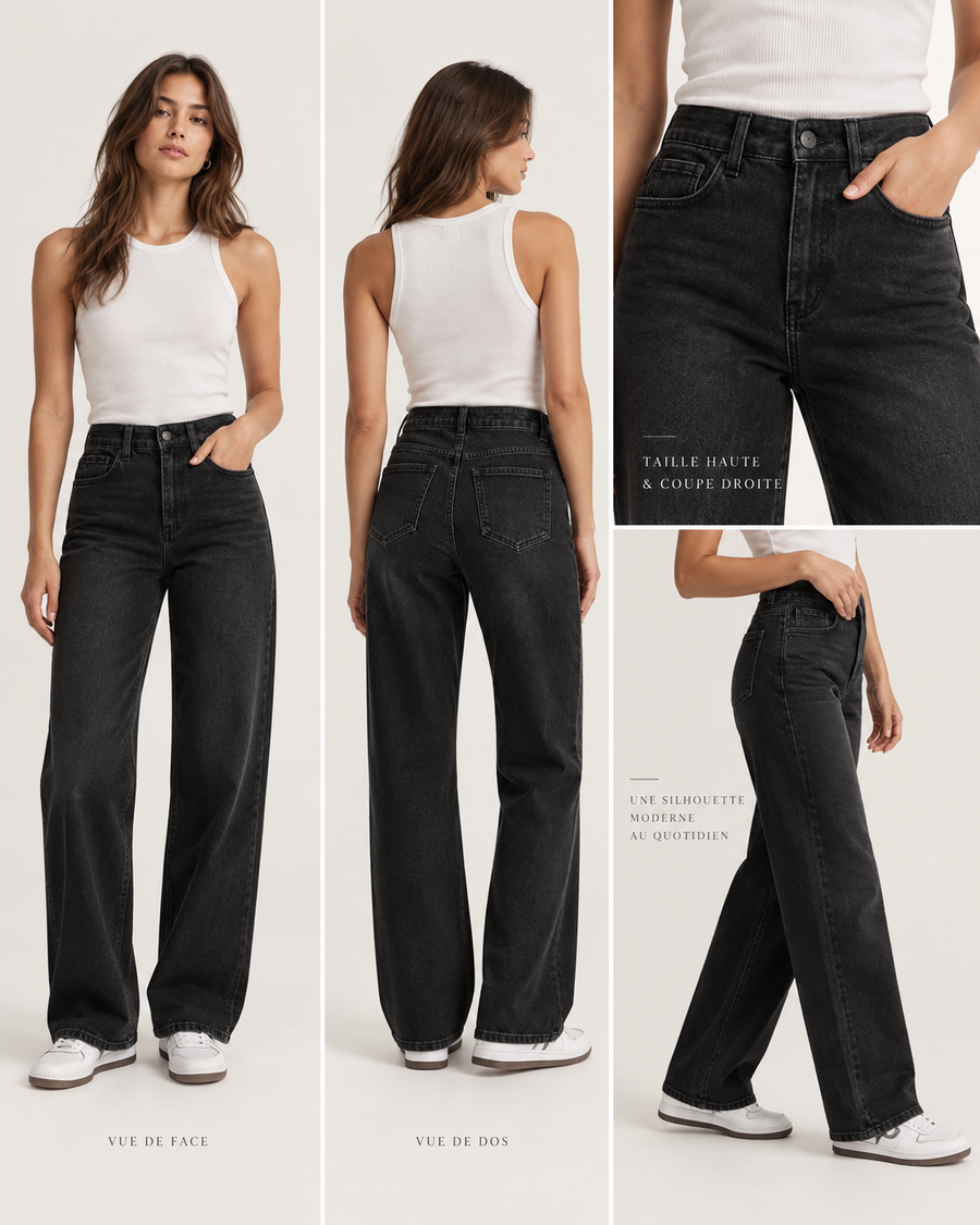 Jean en denim pour femme