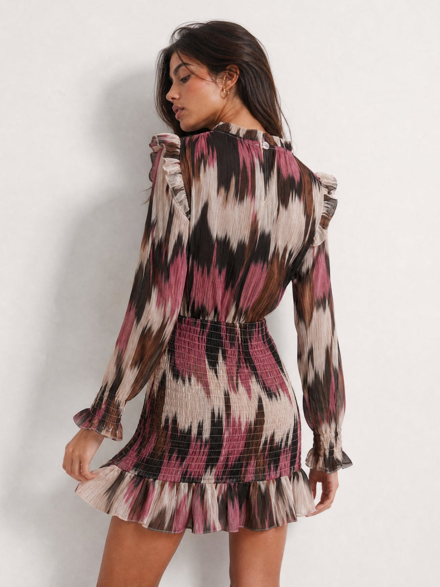 robe ourlet volanté