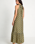 robe halter midi a pois volantee image 8