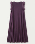 robe en jersey de coton a volants aux epaules image 8