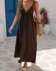 robe maxi chocolat face