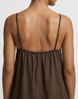 robe maxi bordeaux face