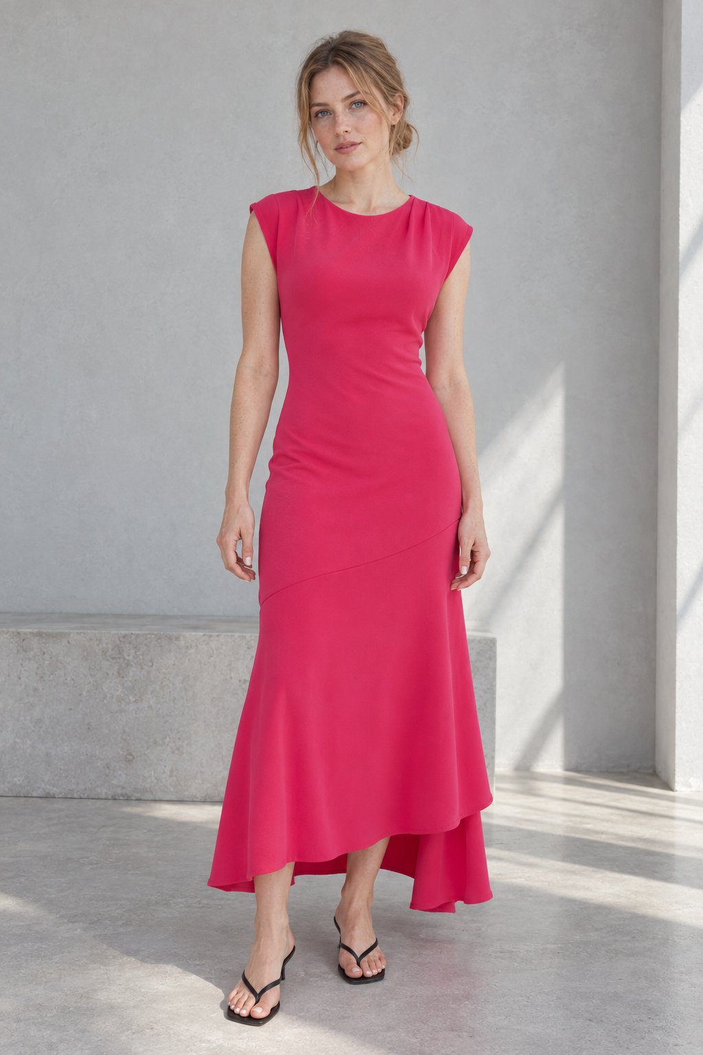 robe midi asimetrico image 1
