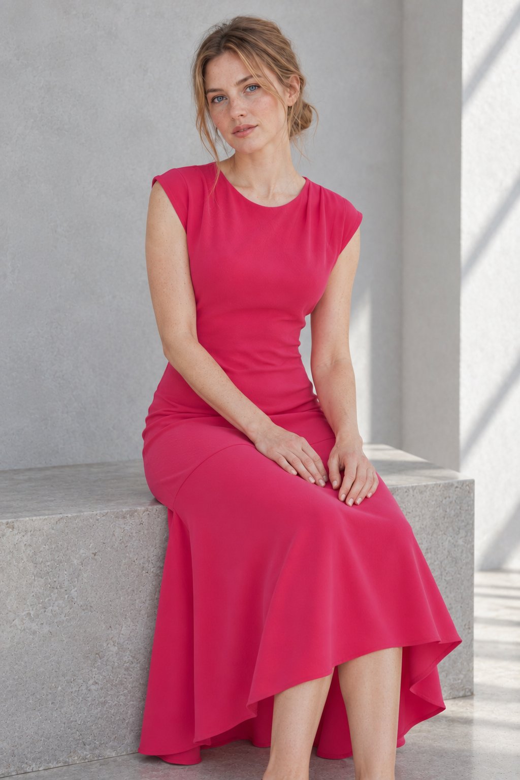 robe midi asimetrico image 3