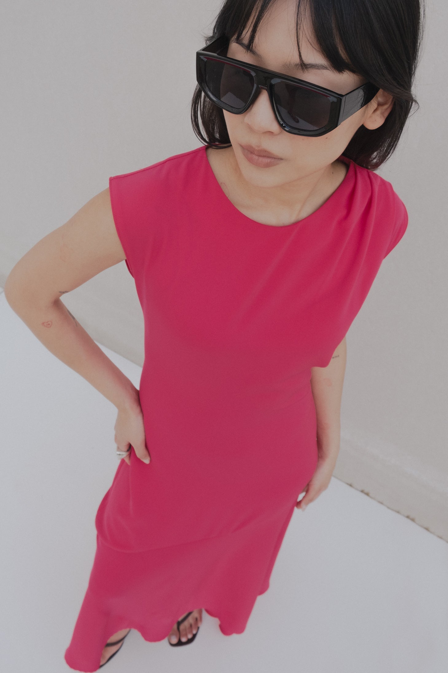 robe midi asimetrico image 3