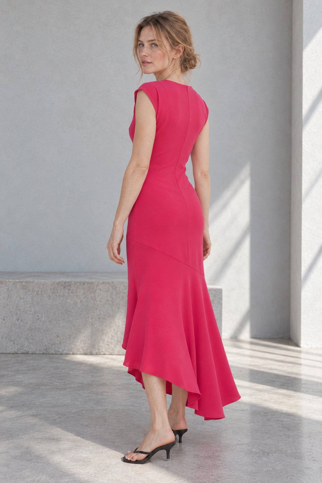 robe midi asimetrico image 5