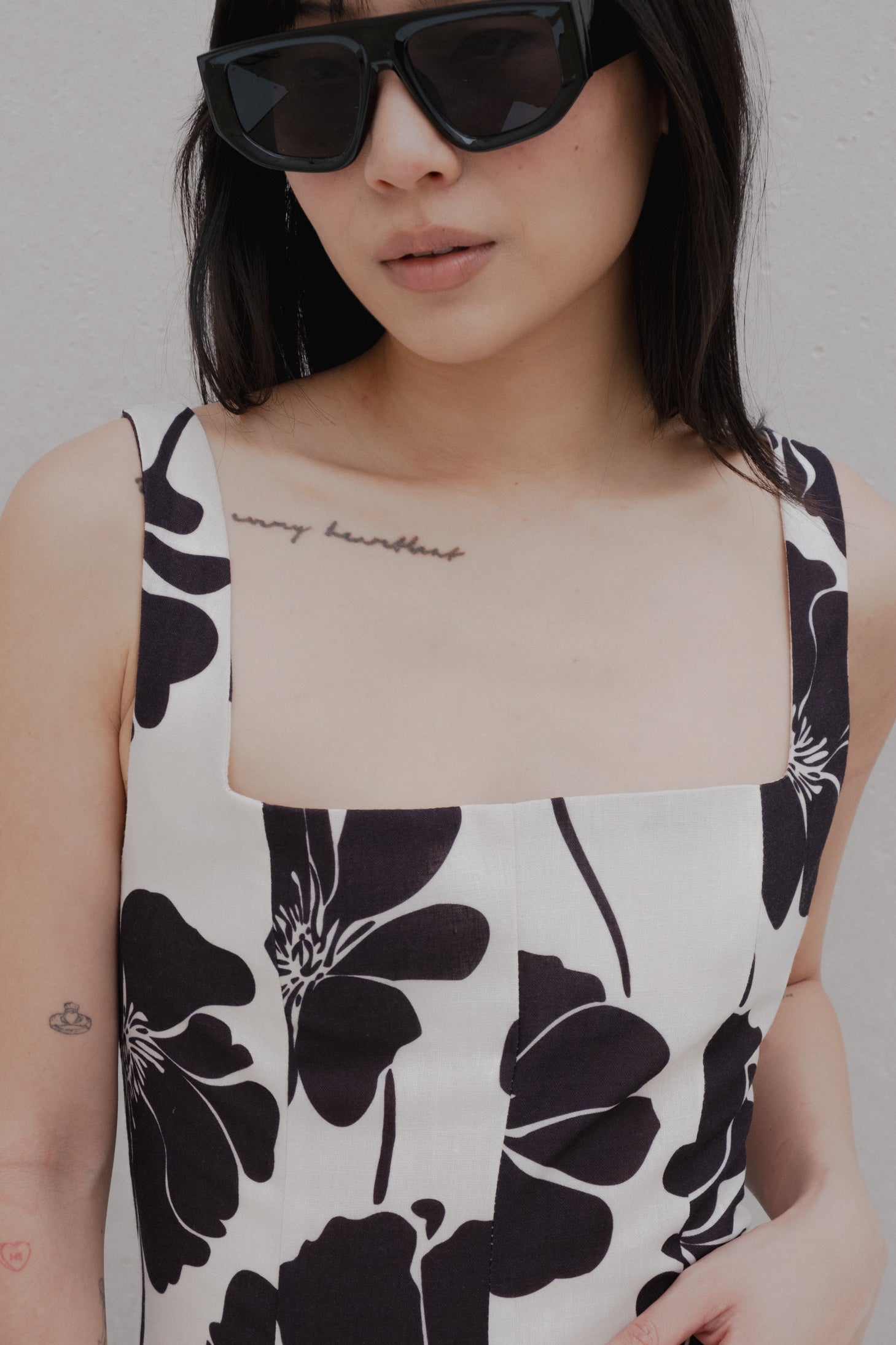 robe midi estampado image 3