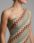 Zoom sur la maille crochet ajourée