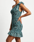 robe une epaule mini fleurie smockee image 14