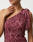 robe une epaule mini fleurie smockee image 6