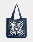 sac cabas en toile imprime soleil grand format image 1