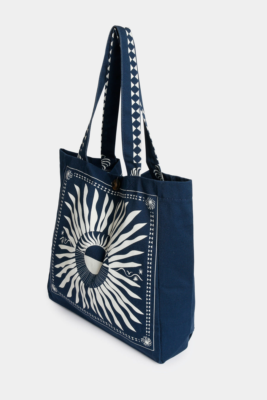 sac cabas en toile imprime soleil grand format image 2