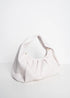 Sac cabas femme chic blanc en similicuir souple avec détails froncés, sac cabas élégant