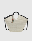 sac cabas en raphia grand format a anses rondes image 5