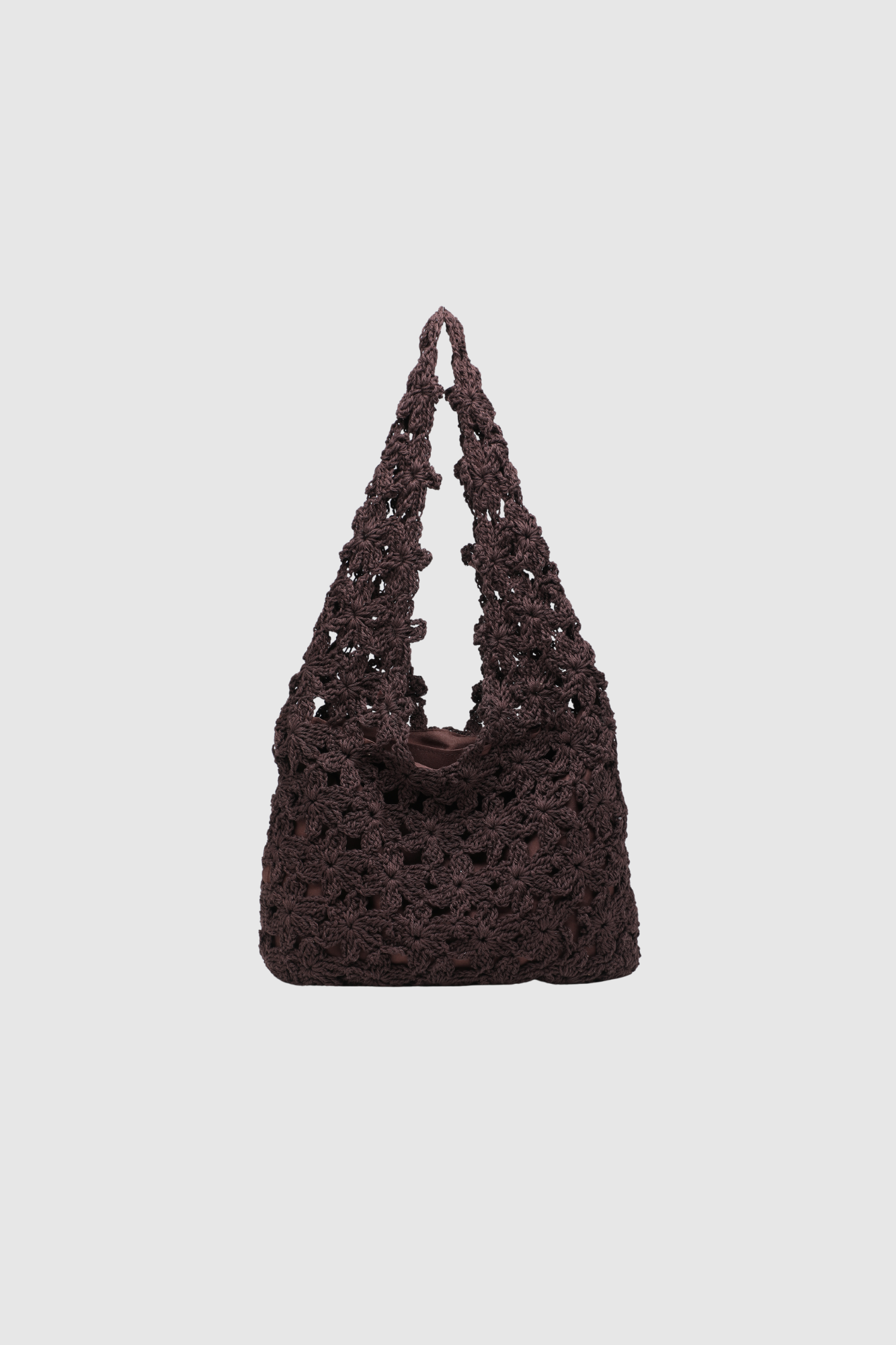 sac en crochet fleuri double image 2