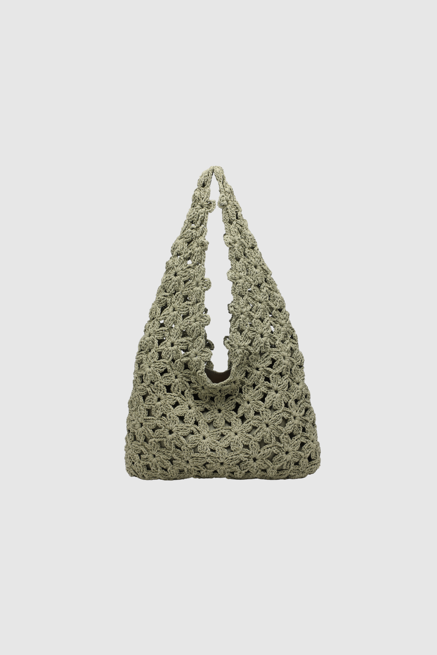 sac en crochet fleuri double image 5