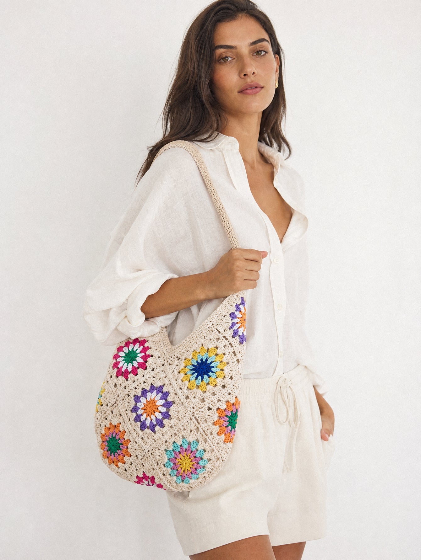 Sac fleuri pour femme vue 02