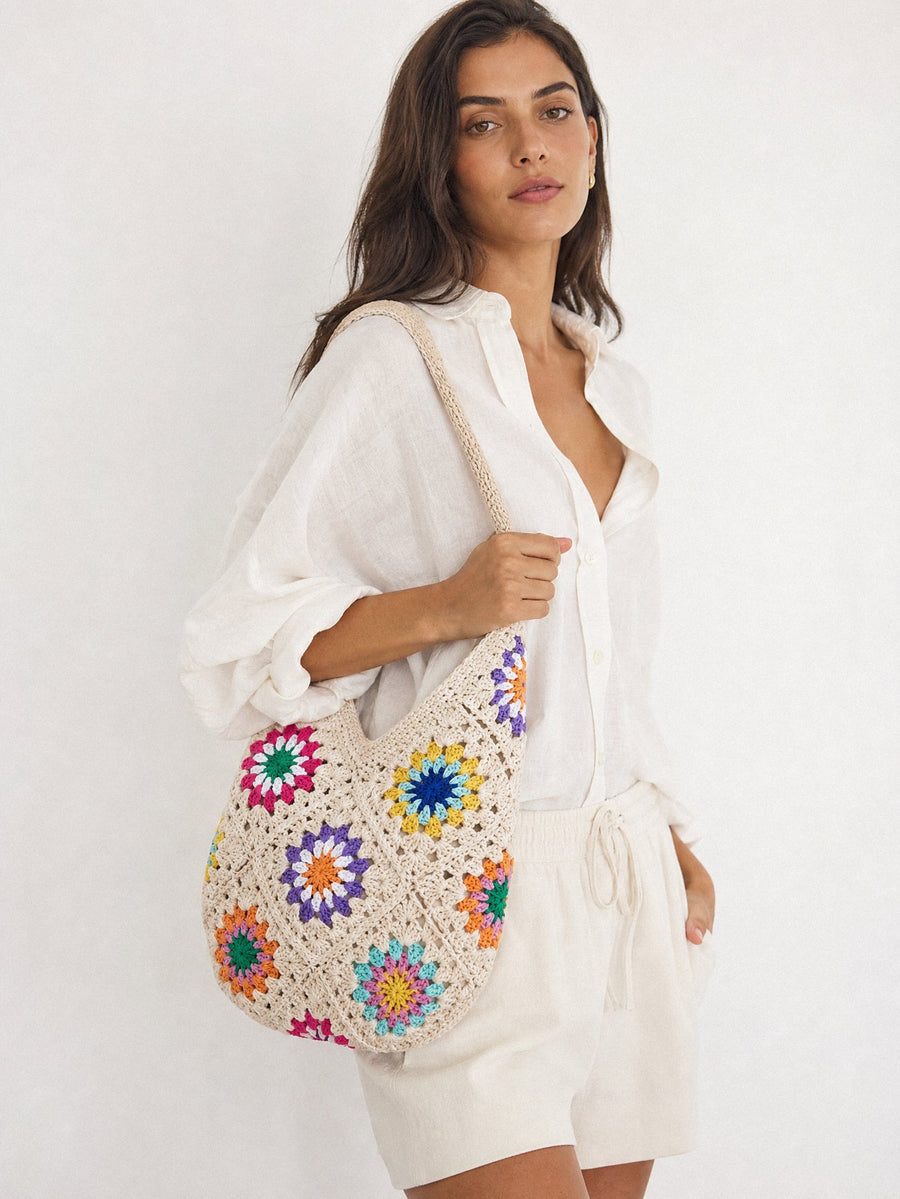 Sac fleuri pour femme vue 02