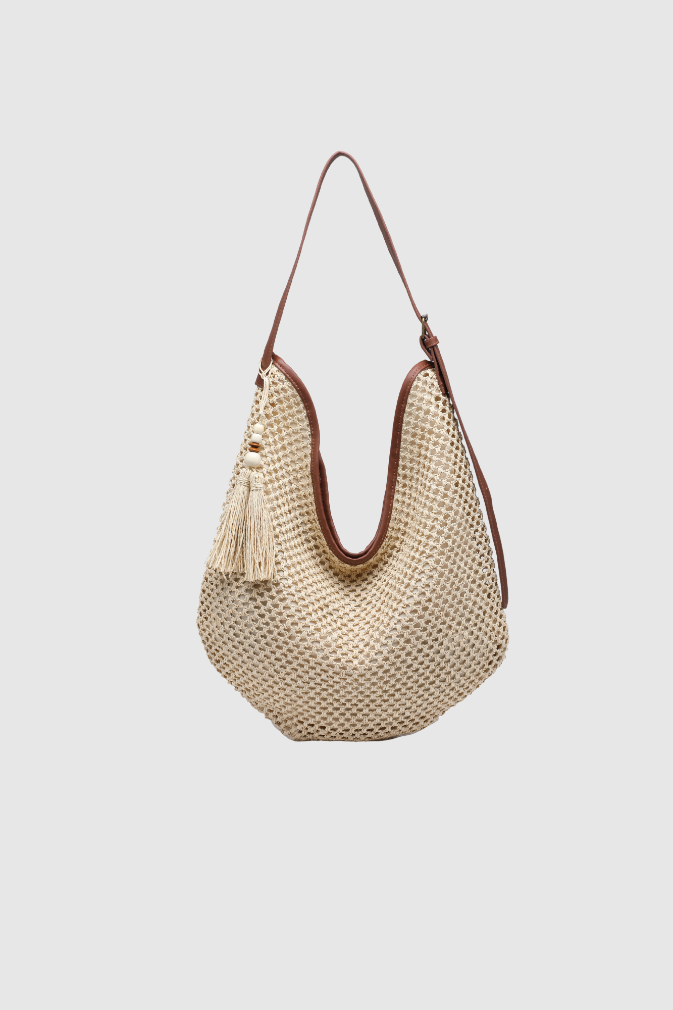 sac hobo effet raphia image 1