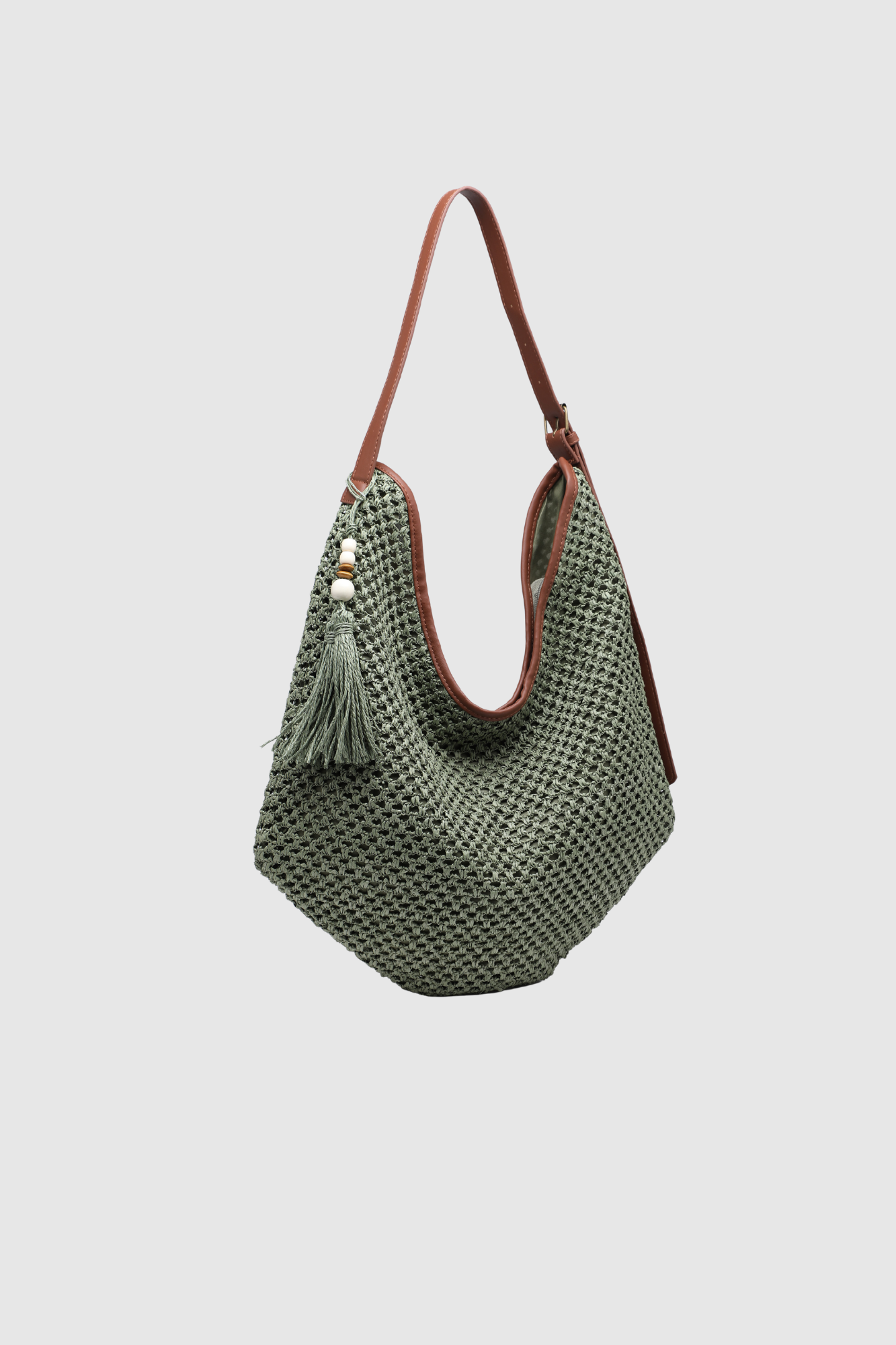 sac hobo effet raphia image 5