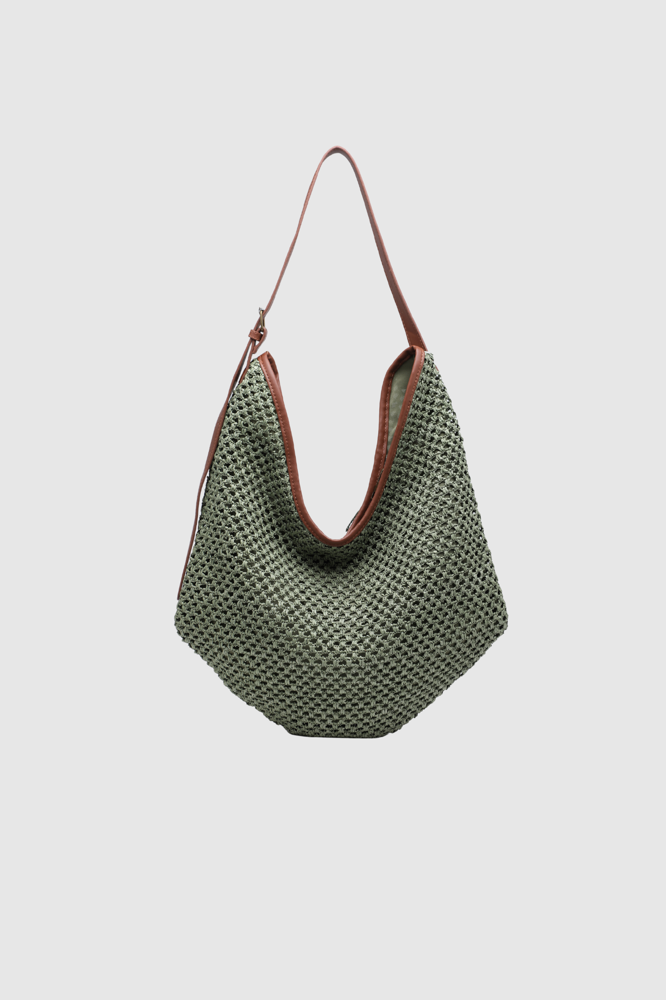 sac hobo effet raphia image 6