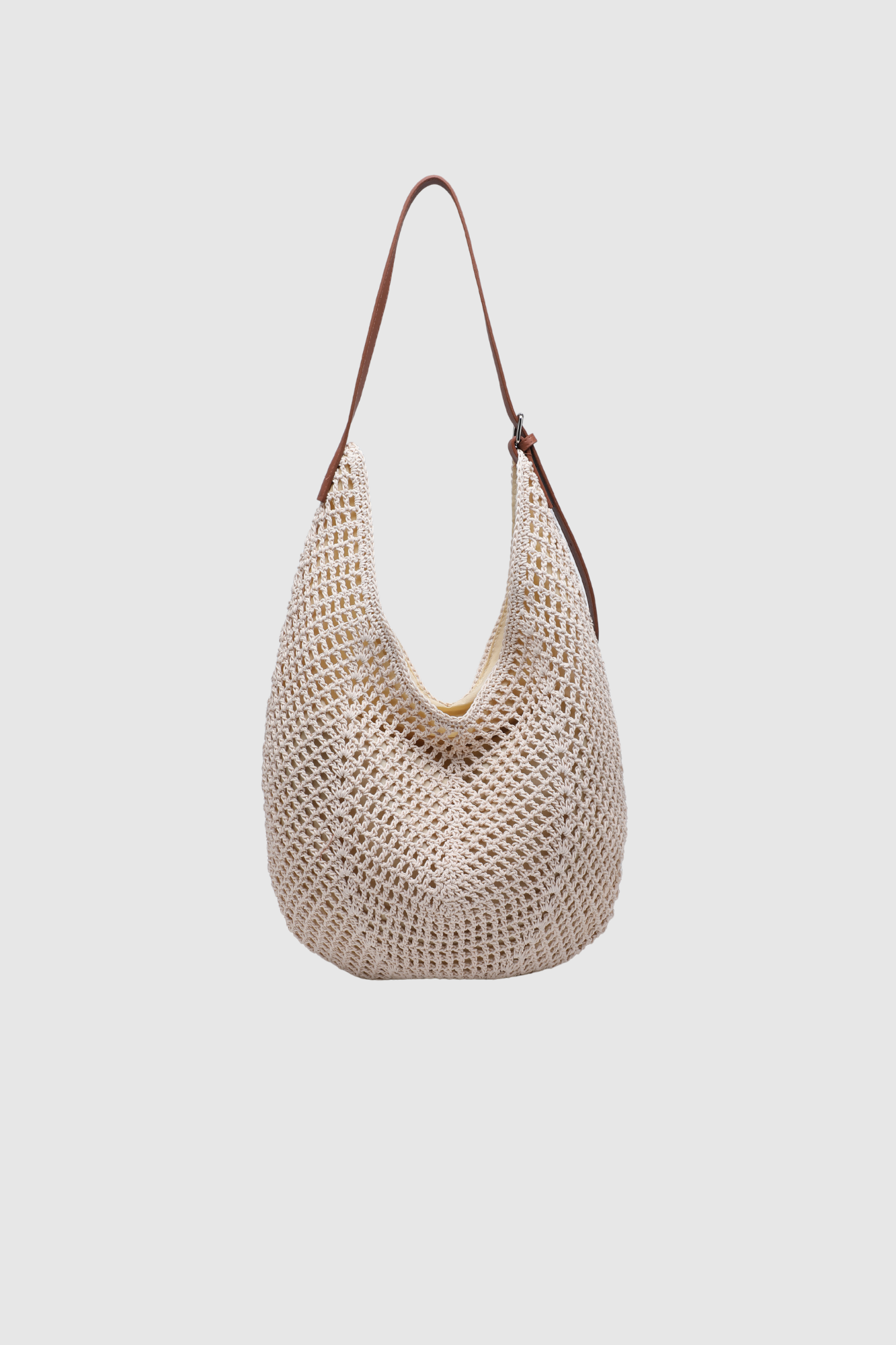 sac hobo en crochet ajoure image 1