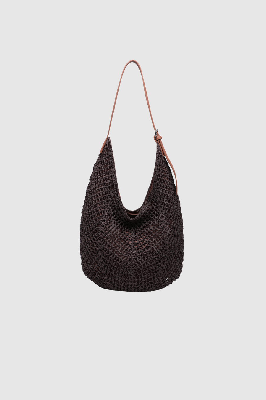 sac hobo en crochet ajoure image 3