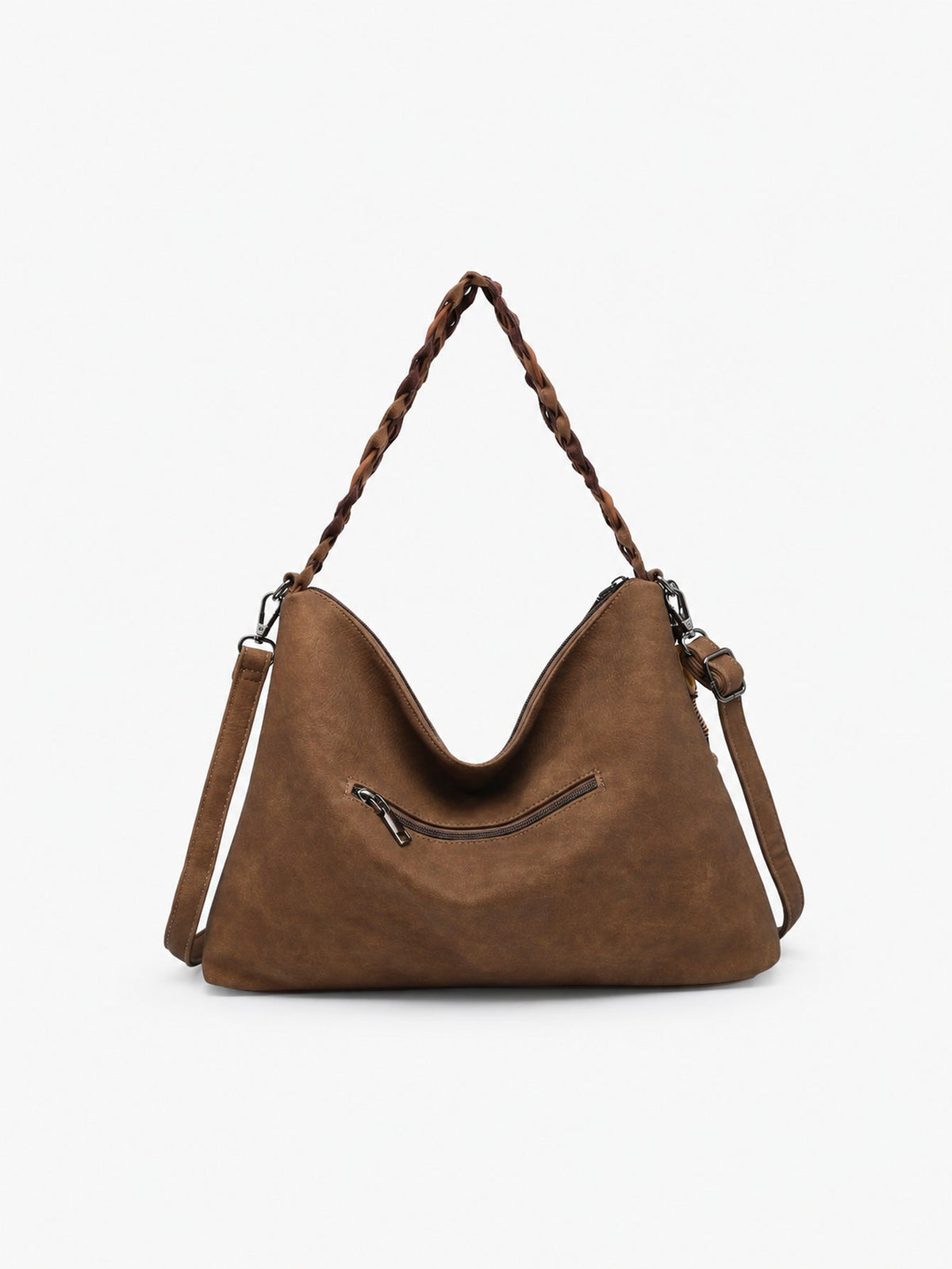 Sac hobo camel poche arrière zippée