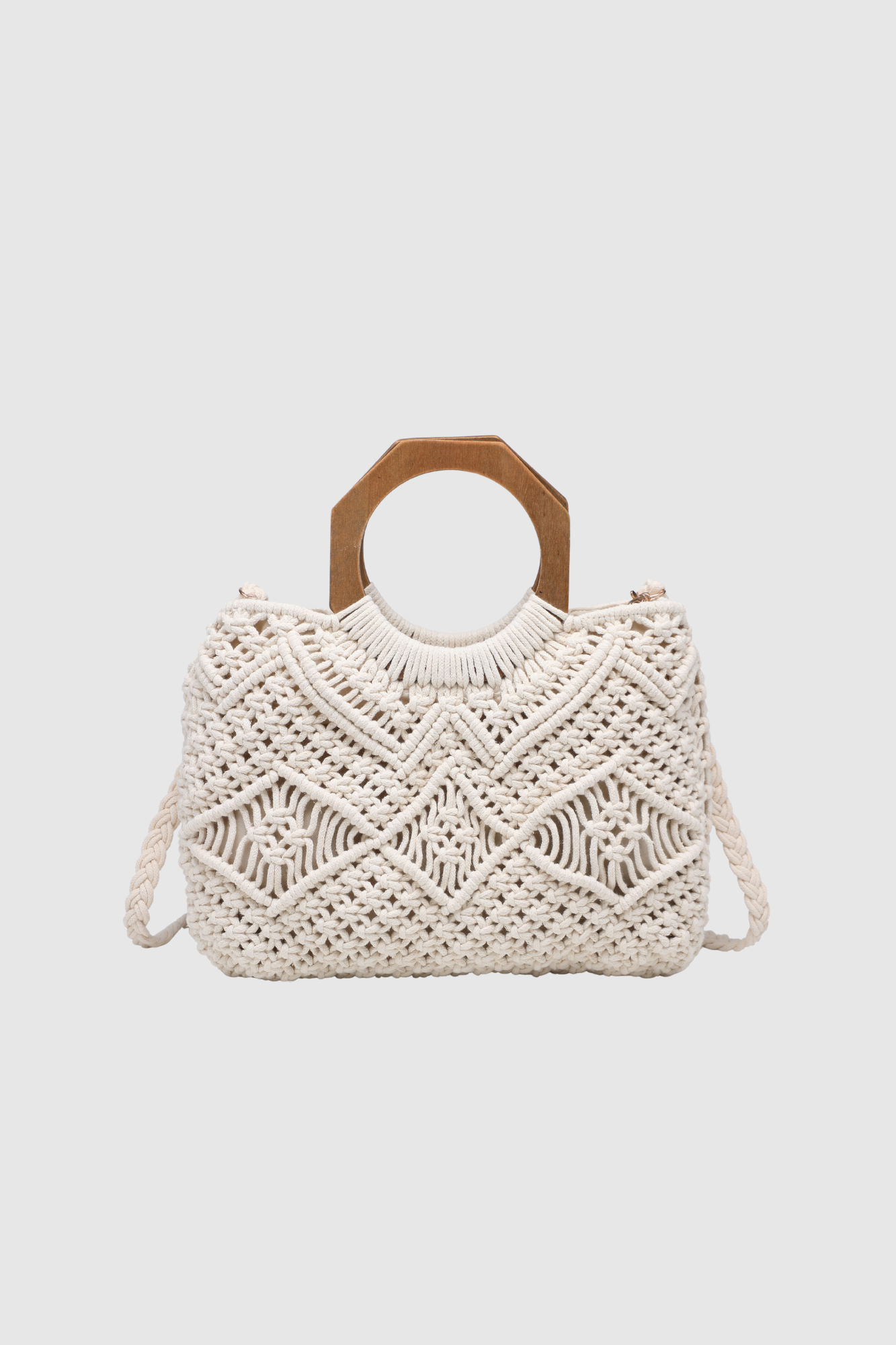 sac texture cache coeur en coton image 2
