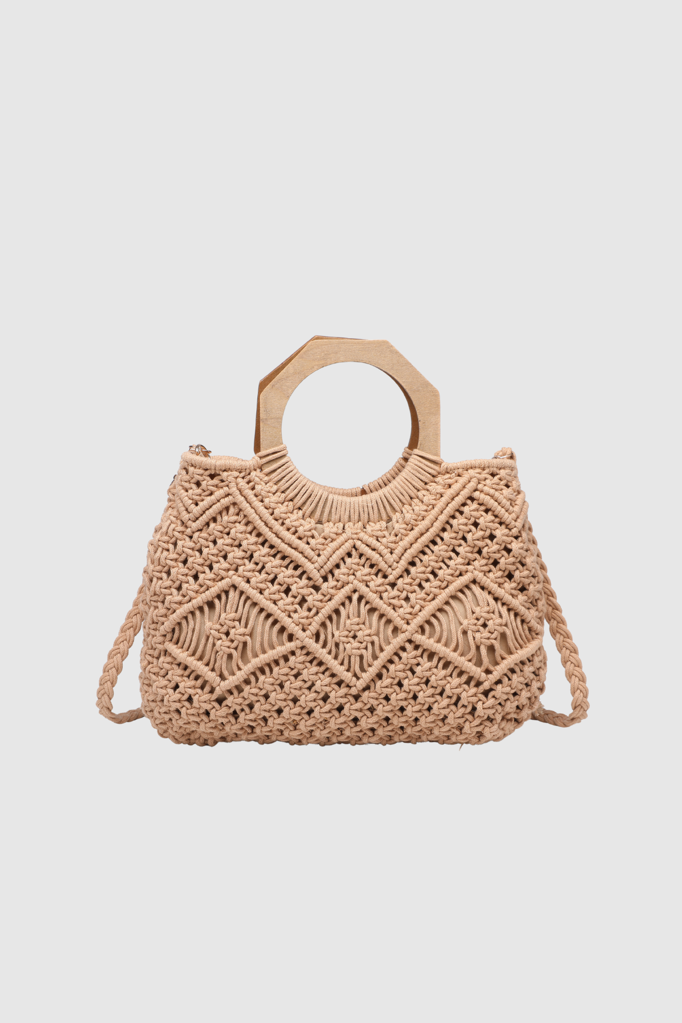 sac texture cache coeur en coton image 4