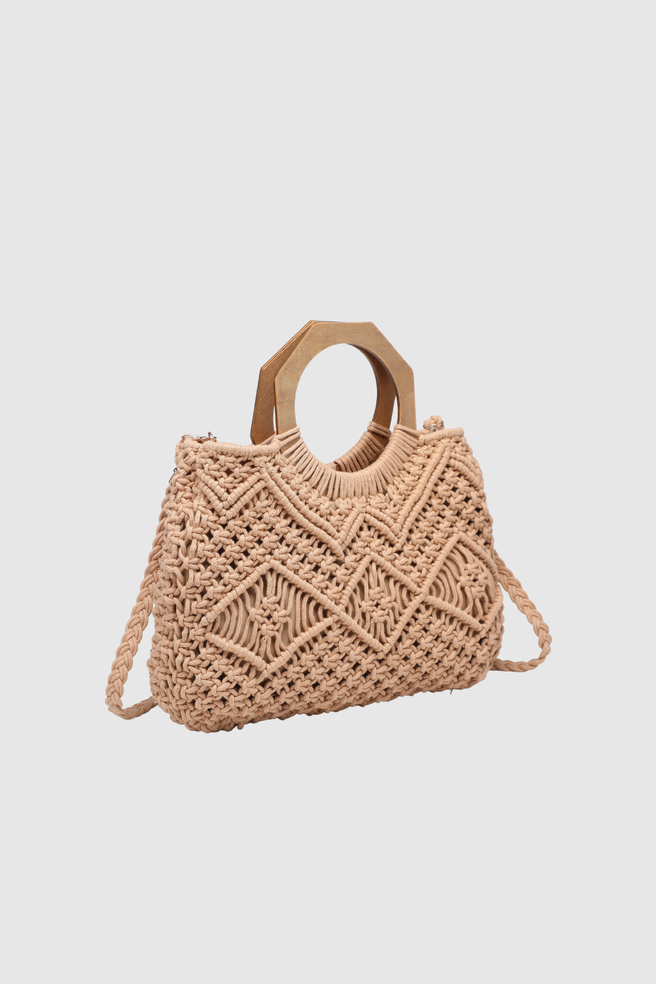 sac texture cache coeur en coton image 5