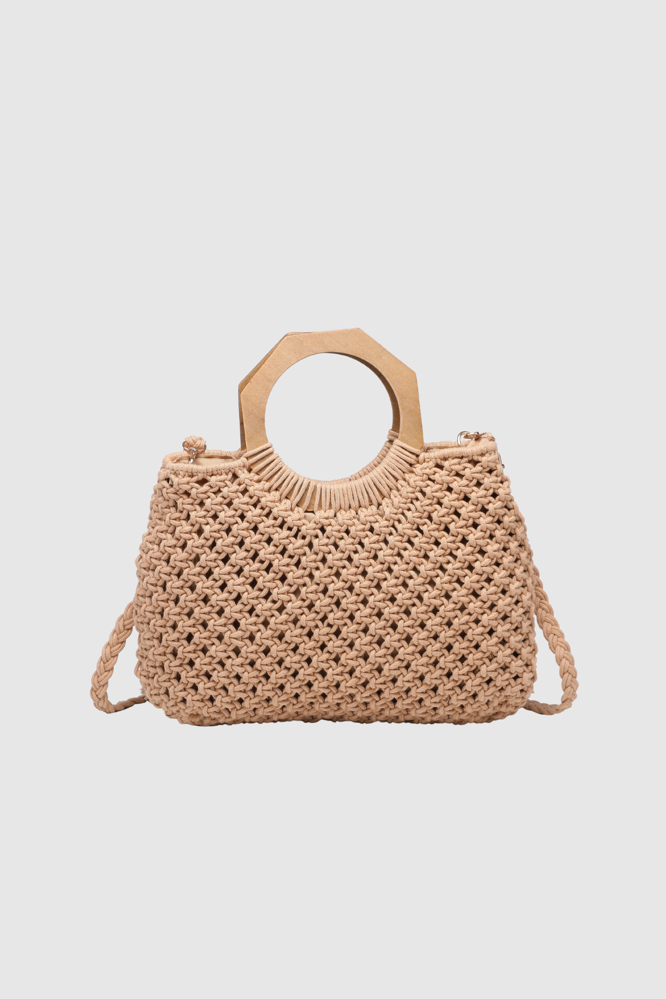 sac texture cache coeur en coton image 6