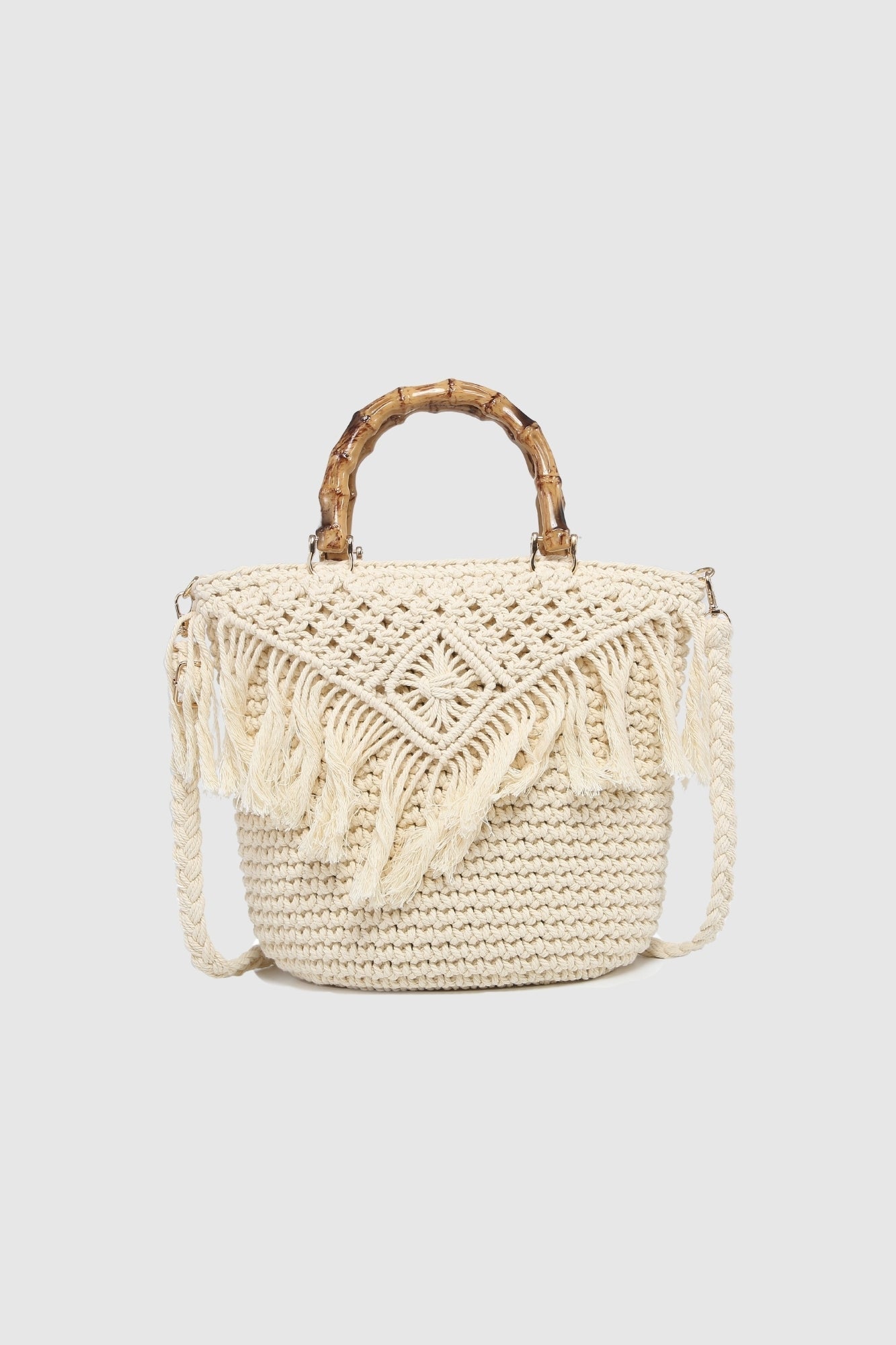 sac seau en macrame image 2