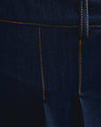 bermuda fluida efecto denim image 5